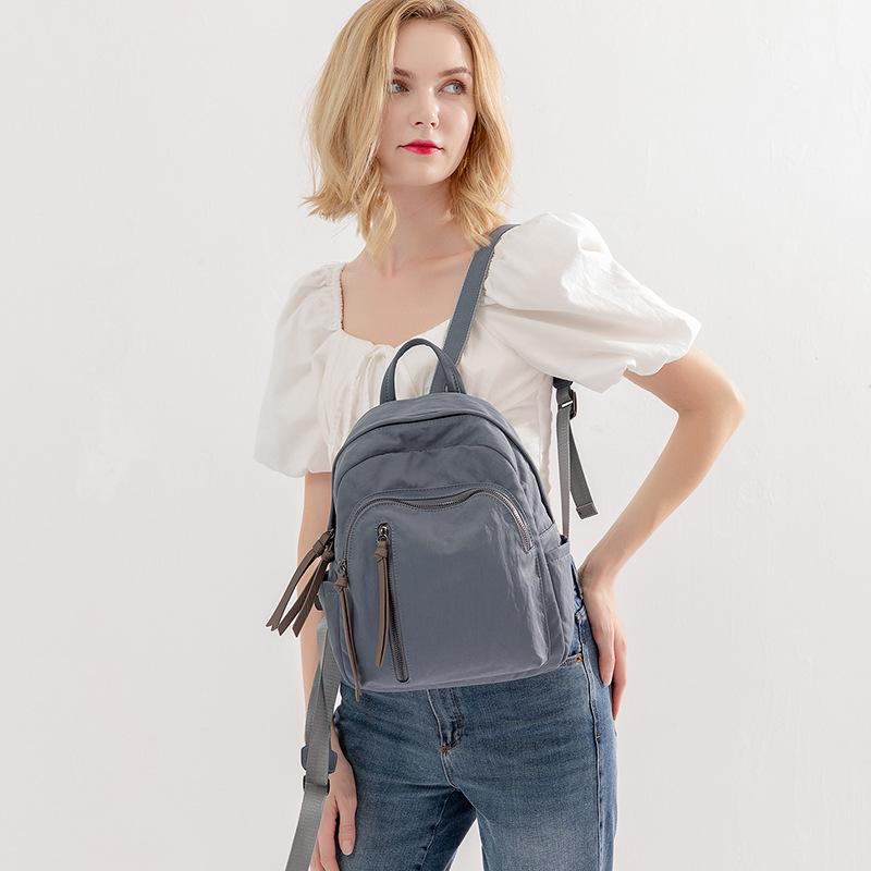 Летняя сумка Street Trend Oxford Cloth Backpack Женская сумка Fashion Fringe Anti-theft Backpack