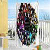 Incredibox Beach Towel Super Soft Microfiber Quickdry Fabric Comfortable Lightweight Portable for Swimming,Beach,Camping, Travel, Beach Accessories,Gy