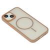 For iPhone 14 Plus Magnetic Case Skin Touch TPU+PC Phone Back Cover