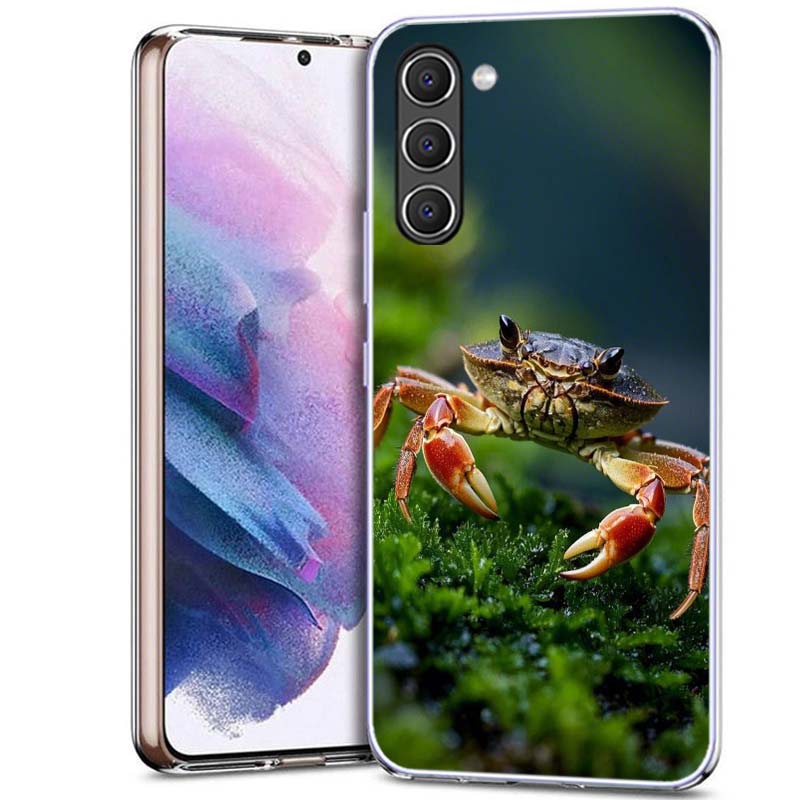 Unique Animal Crab Phone Case for Samsung A54 A14 A24 A34 A17 A37 A57 A55 A35 A25 A15 A13 A23 A33 A53 A07 A05S A04S A03 A73 Gala