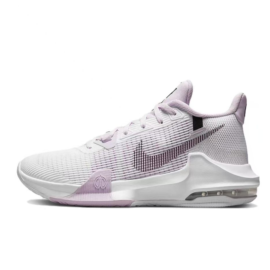 Nike Air Max Impact 3 Амортизация, Износостойкие Низкие Баскетбольные Кроссовки Унисекс Розовые DC3725-101(Команда761-)