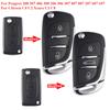 Remote Car Key Shell For Peugeot 208 307 406 308 206 306 307 407 807 207 607 107 Partner Key Case For Citroen C4 C2 Xsara C3 C8