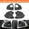Car Left/Right Steering Wheel Switch Control Button Cover For Mercedes BENZ E Class W213 W238 E200 E300 E350 2016 2017 2018