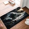 Ковер "Океанский шторм" Утолщенная нескользящая основа Прихожая Входной коврик Водопоглощающий, Пятноустойчивый Дверной коврик