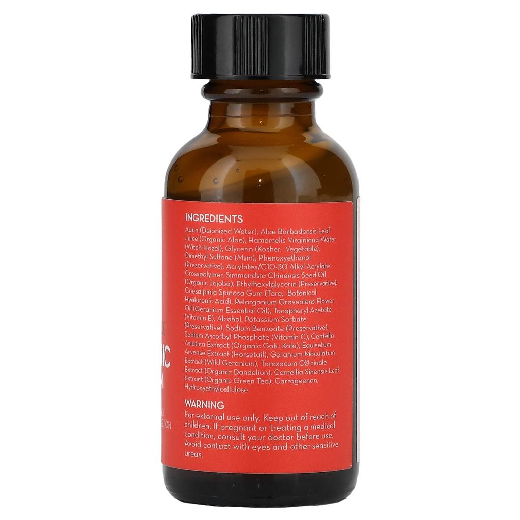 Pure Body Naturals Hyaluronic Acid Serum, 1 Fl Oz (30 Ml)