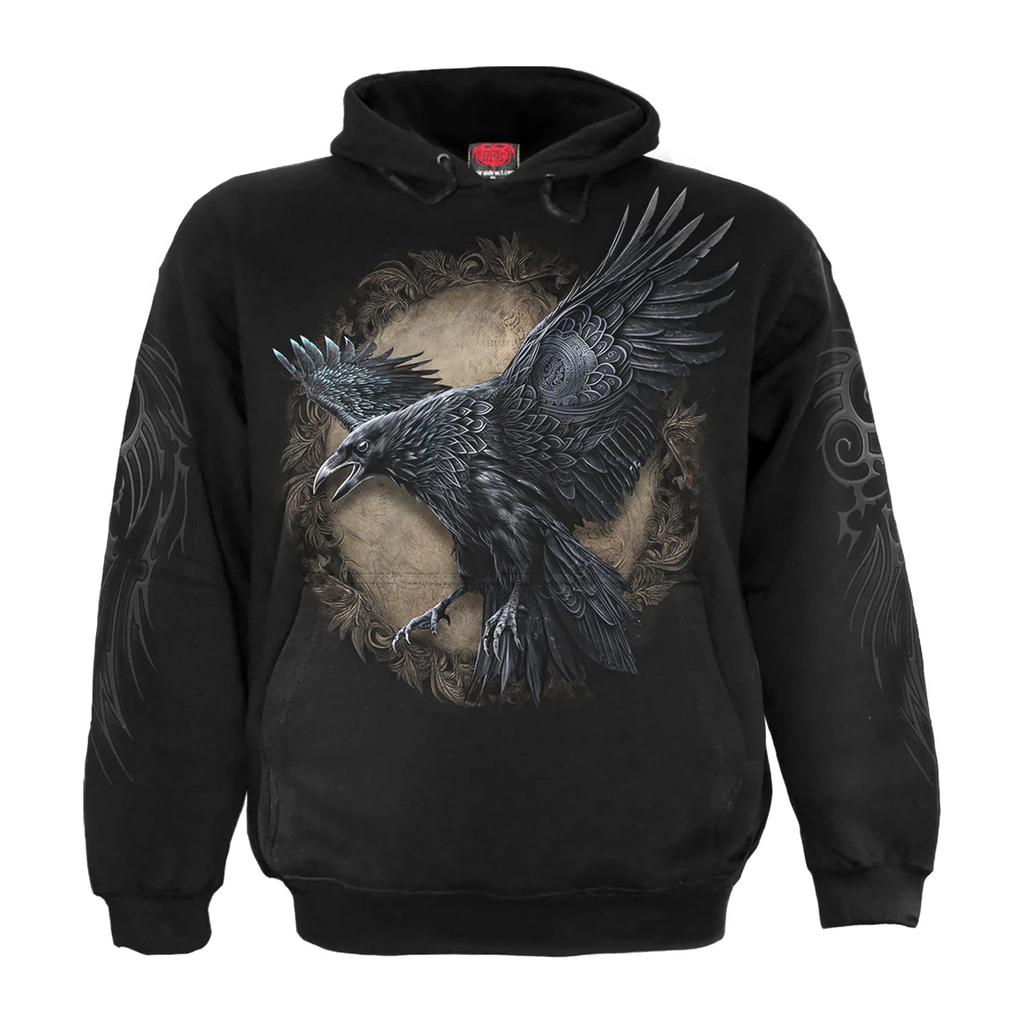 Spiral Direct Unisex Adult Raven Wise Hoodie