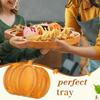 Поднос для сервировки в форме тыквы на Хэллоуин, Разделенный поднос для чипсов и, Блюдо для закусок для