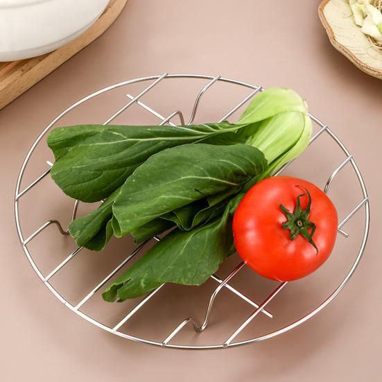 Пароварка для плиты для разогрева еды Принадлежность к кастрюле из нержавеющей стали Тренога Изолированная подставка для пара Лоток для хлеба Многофункциональный кухонный аксессуар