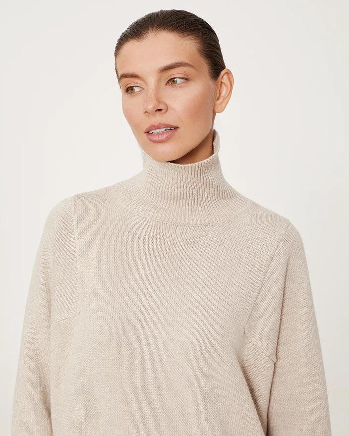 High Neck Loose Sweater for Women - Autumn/Winter European/American Style