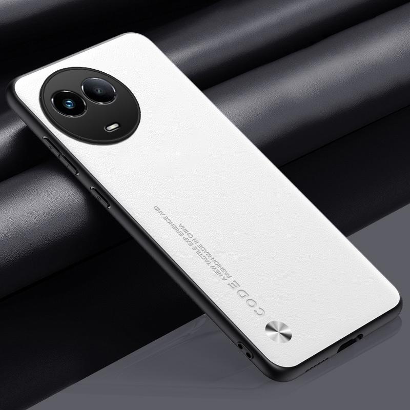 Luxury PU Leather Case For Realme 11 5G Global Version Matte Back Cover Silicone Full Protection Phone Case For Realme11 Coque