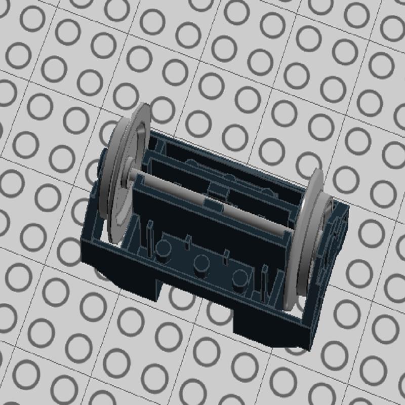 MOC 1 шт. 2878c02 Основание для поезда 2878 Держатель + 57878 Колеса + 57051 Металлическая ось Строительный блок DIY Сборка Транспортное средство Частица Детская Игрушка Подарки