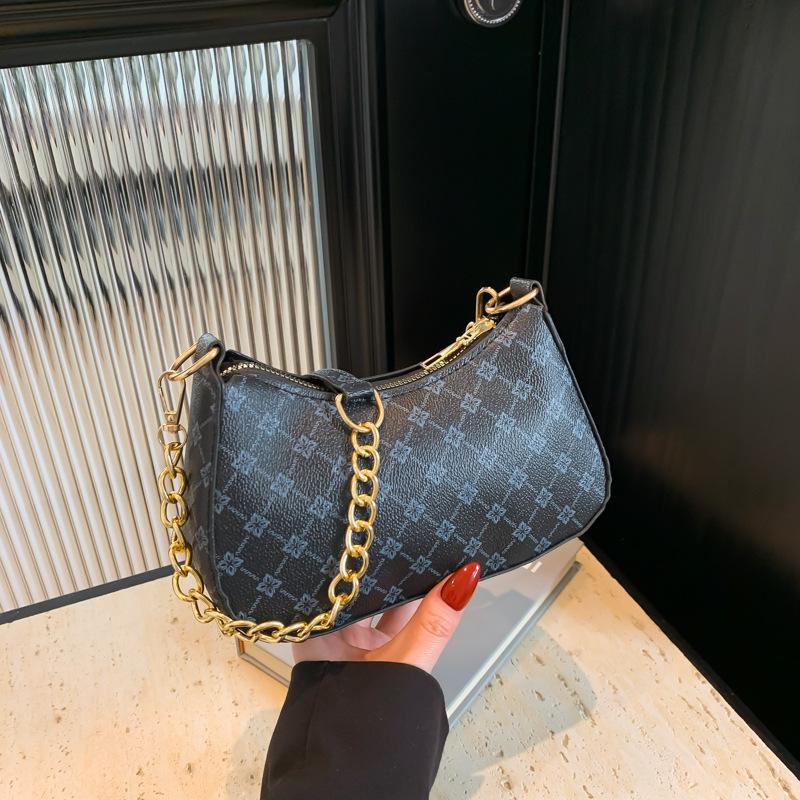 Simple Casual Underarm Bag Niche Design Small Bag Women's Bag 2024 New Trend Fashion Retro Shoulder Bag