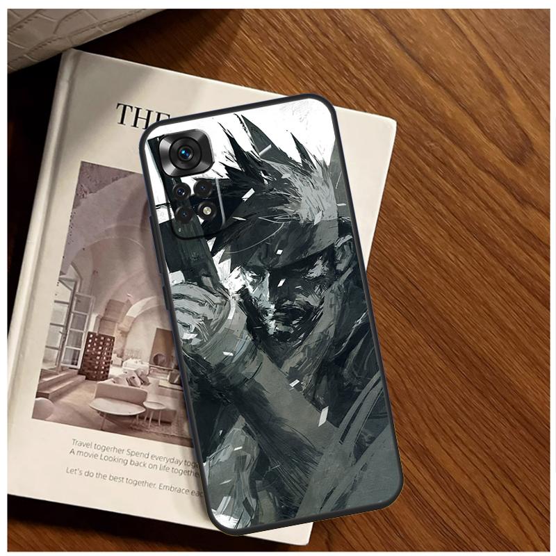 Металлический чехол Metal Gear Solid для Xiaomi Redmi 13C 12 C 10C 9C Redmi Note 13 Pro 9 10 11 12 Pro 9S 10S 11S 12S