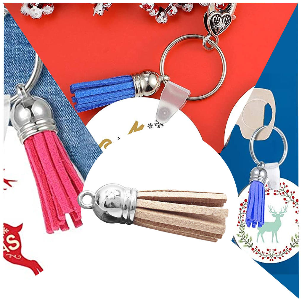 28 шт. Брелок-подвеска, креативный нежный брелок, подвеска, кисточки, простой декор для сумочки, кисточка, украшение своими руками, аксессуар