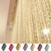 3*3 M Glitter String Door Curtain Beads Room Dividers Beaded Fringe Window Panel Window Room Divider Home Decoration