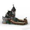 Новый MOC Европейская средневековая уличная сцена Замок Блауштайн Герцогский особняк модель DIY сборка строительные блоки игрушка подарок