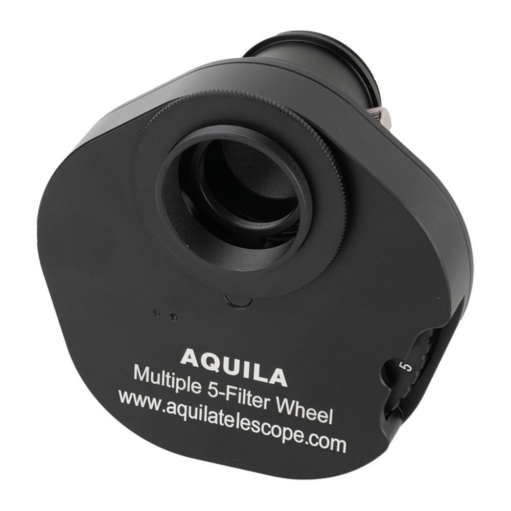 1.25 Inches Multiple 5-Position Filter Wheel for Telescopes Eyepieces