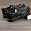 Men's Genuine Leather Casual Slip-On Shoes - Breathable, Soft Sole, Ideal for Spring and Autumn
