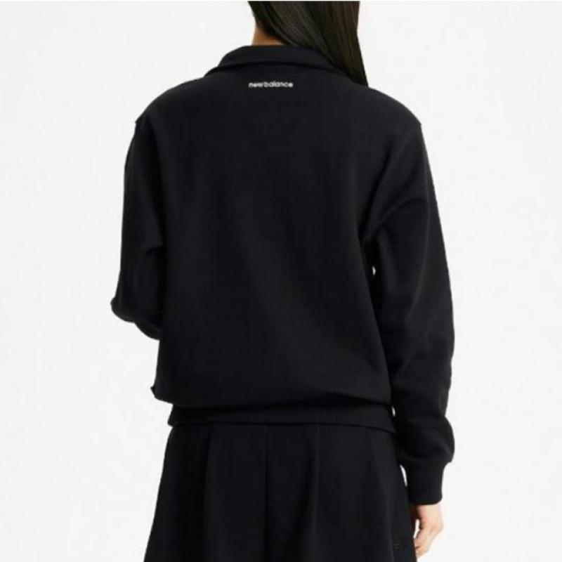 New BalaNce Half Club New BalaNce New BalaNce UNiversal EsseNtial Blim Zip Up Semi Overfit Sweatshirt N