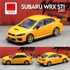 1/64 Subaru STI WRX Super Racing Toy Car JKM JDM Миниатюрная модель литого под давлением автомобиля из металлического сплава Бесплатные колеса Коллекция Подарков