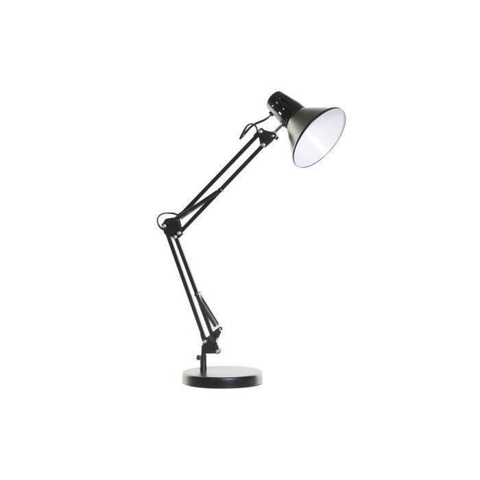 Lampe de bureau - Métal - Noir - 22 x 39 x 69 cm - 220 V - 50 W