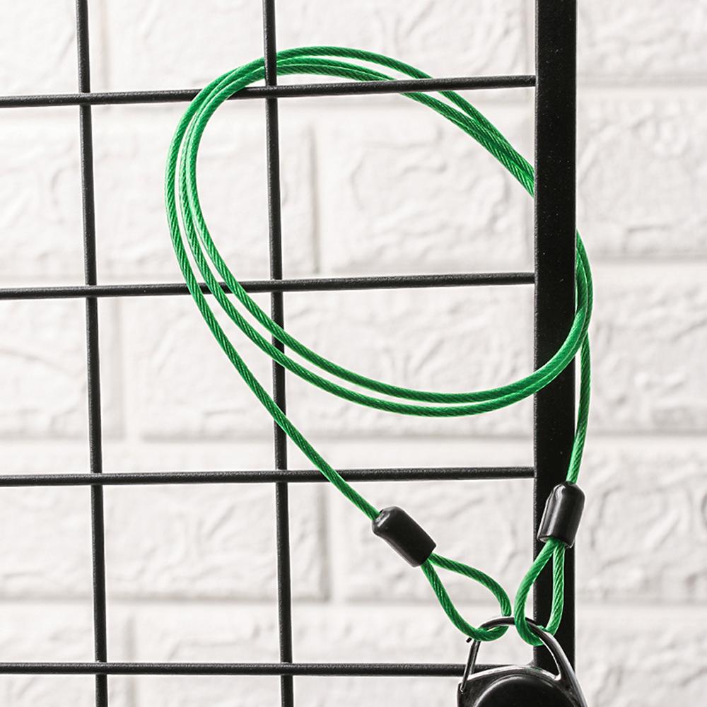 line Metal lock Security Anti-theft Motorcycles Steel Cable Wire Rope Braided rope Bicycle Lock