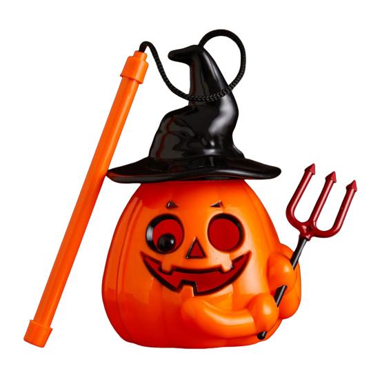 Halloween Pumpkin Lantern LED Lighted Pumpkin Light Decoration Portable Handheld Night Lamp for Halloween Party Decoration