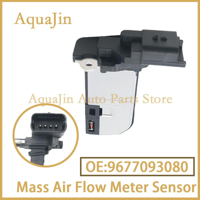 9677093080 Car Mass Air Flow Sensor For Citroen Peugeot 207 208 308 508 2008 3008 5008 C3 C4 C5 DS3 DS4 OEM AFH50M-27 9662635680
