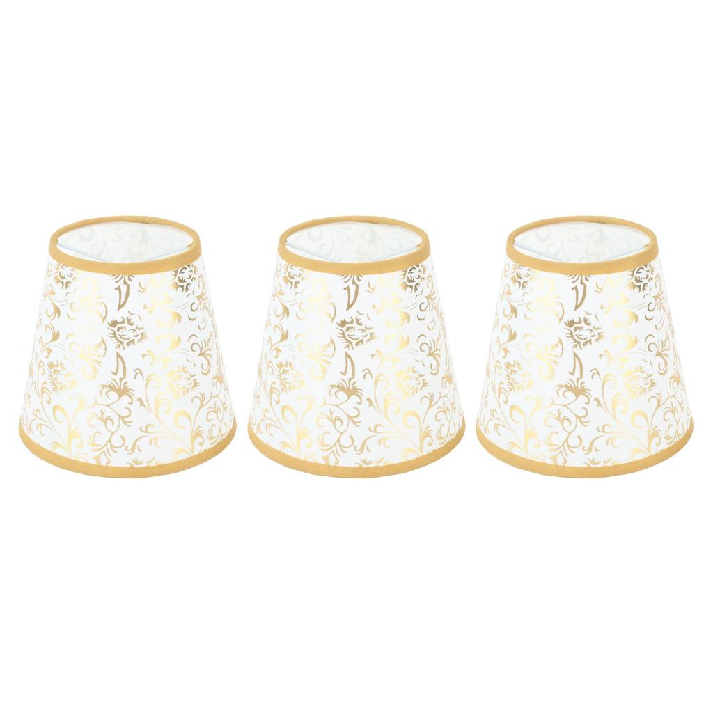 Тканевый абажур на клипсе Установка Современные тканевые абажуры для лампы E14 Люстра Настольная лампа 3 шт.