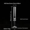 Single-head Crystal Glass Candle Holder Elegant Luxury Style for Hotel Weddings Parties Christmas Decorations Table Decor