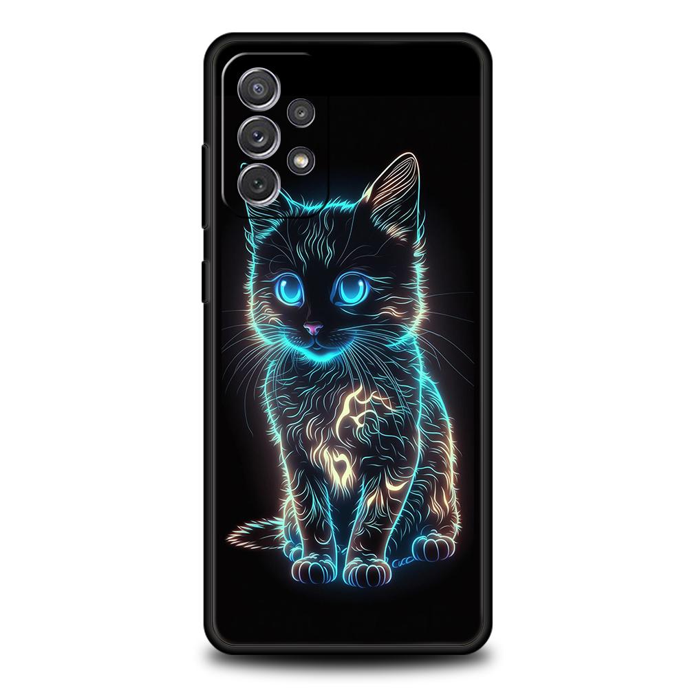 Чехол для телефона 'Гордый кот' для Samsung Galaxy A13 A15 A22 A23 A25 A31 A32 A33 A35 A41 A51 A52 A53 A55 Мягкий ТПУ 5G Чехол Fundas Capas