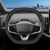 Для Volvo EX30 чехол на руль автомобиля аксессуары для салона автомобиля кожаный дышащий нескользящий удобный чехол на руль