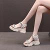 Fashion Ladies Shoes Outdoor Platform Women's Sandals Beach Round Toe Tip White On Offer And Premium Korea Sandal F Casual Pvc Vip