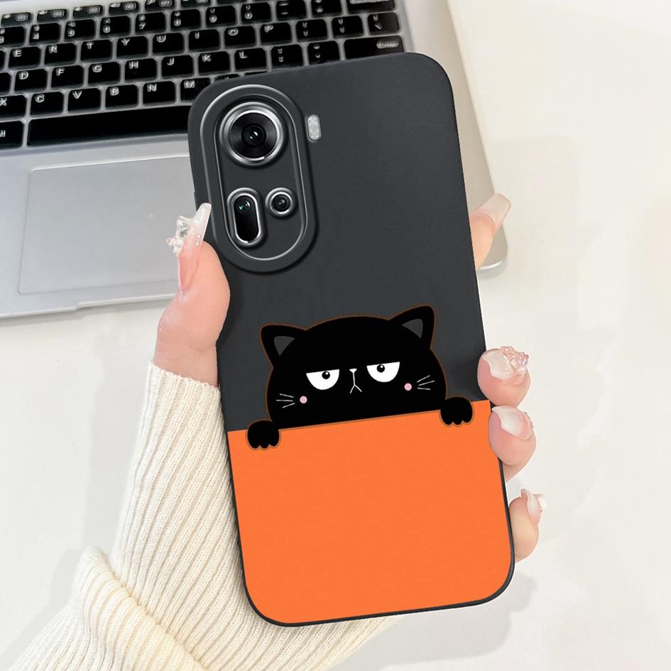 Чехол для OPPO Reno 11 5G CPH2599 Чехол Милый Панда Защита Камеры Мягкий Силиконовый Чехол для Телефона Для OPPO Reno11 Pro Reno 11F Coque