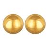 [R7042] - Golden 'Balls' Steel Buckles - 3 Mm