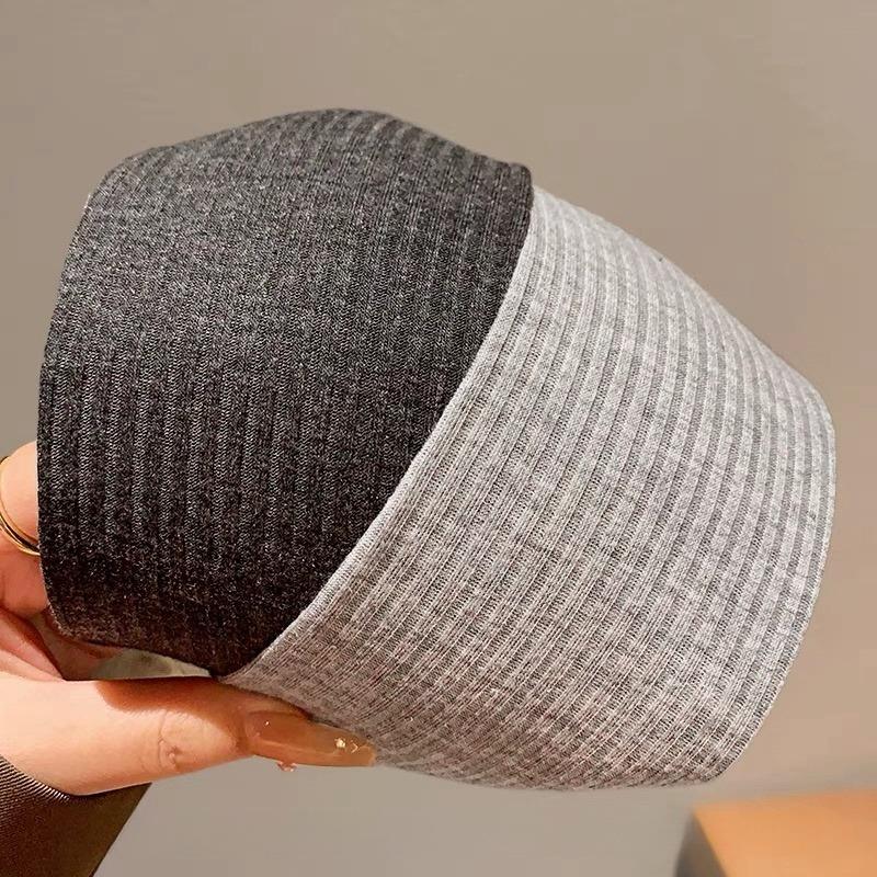 Новые мягкие широкие хлопковые повязки для волос для женщин и девочек, корейский нейтральный однотонный тюрбан с зубцами, повязка на голову, аксессуары для головных уборов