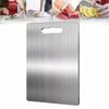 Stainless Steel Chopping Boards Double Sided Baking Board Dishwasher Safe Cutting Board  Kitchen