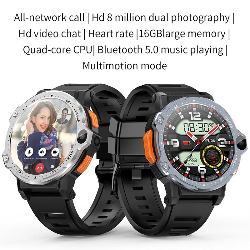 SIM Card 4G Smartwatch GPS Smart Watch 5G Card Full Netcom Built-in Google APP + Independent APP Download