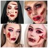 Bloody Scars Halloween Temporary Tattoos Face Patch Halloween Body Art Stickers  Children