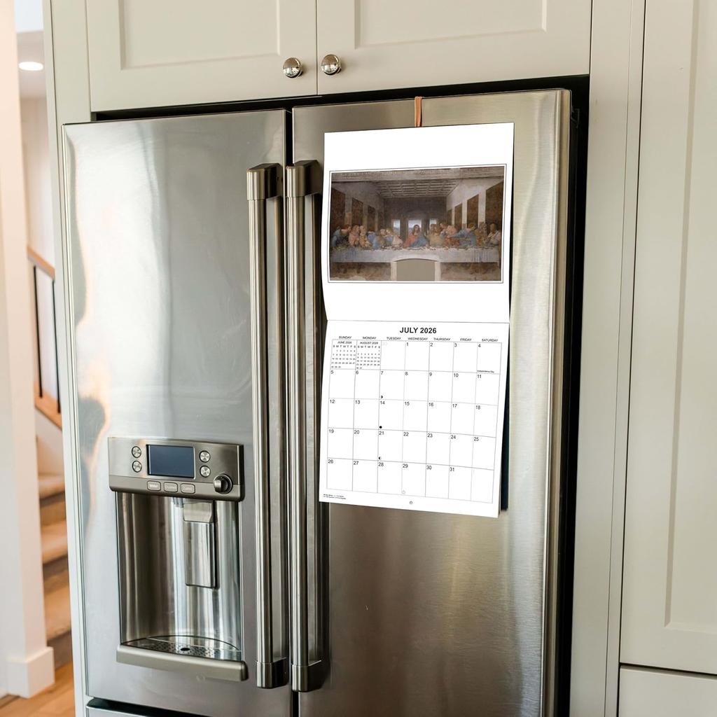 2026 Paintings of Christ Monthly Wall Calendar - Famous Paintings of our Lord and Savior - Bloch, Hoffman, Da Vinci, Raphael, Tissot | Christian