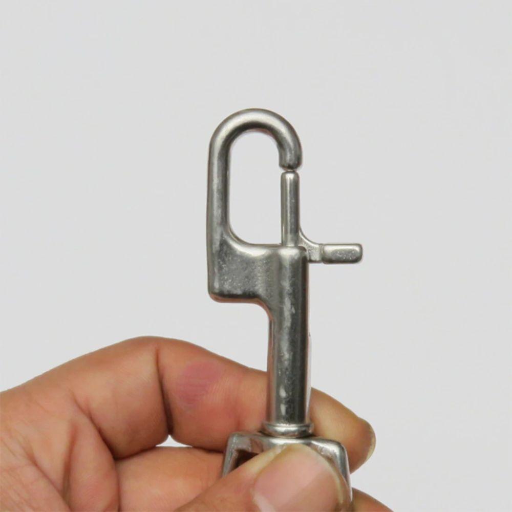 316 Stainless Steel Bolt Snap Double Head Swivel Eye Double Ended Hook 80MM Size 100MM Size D Ring Snap Water Sport