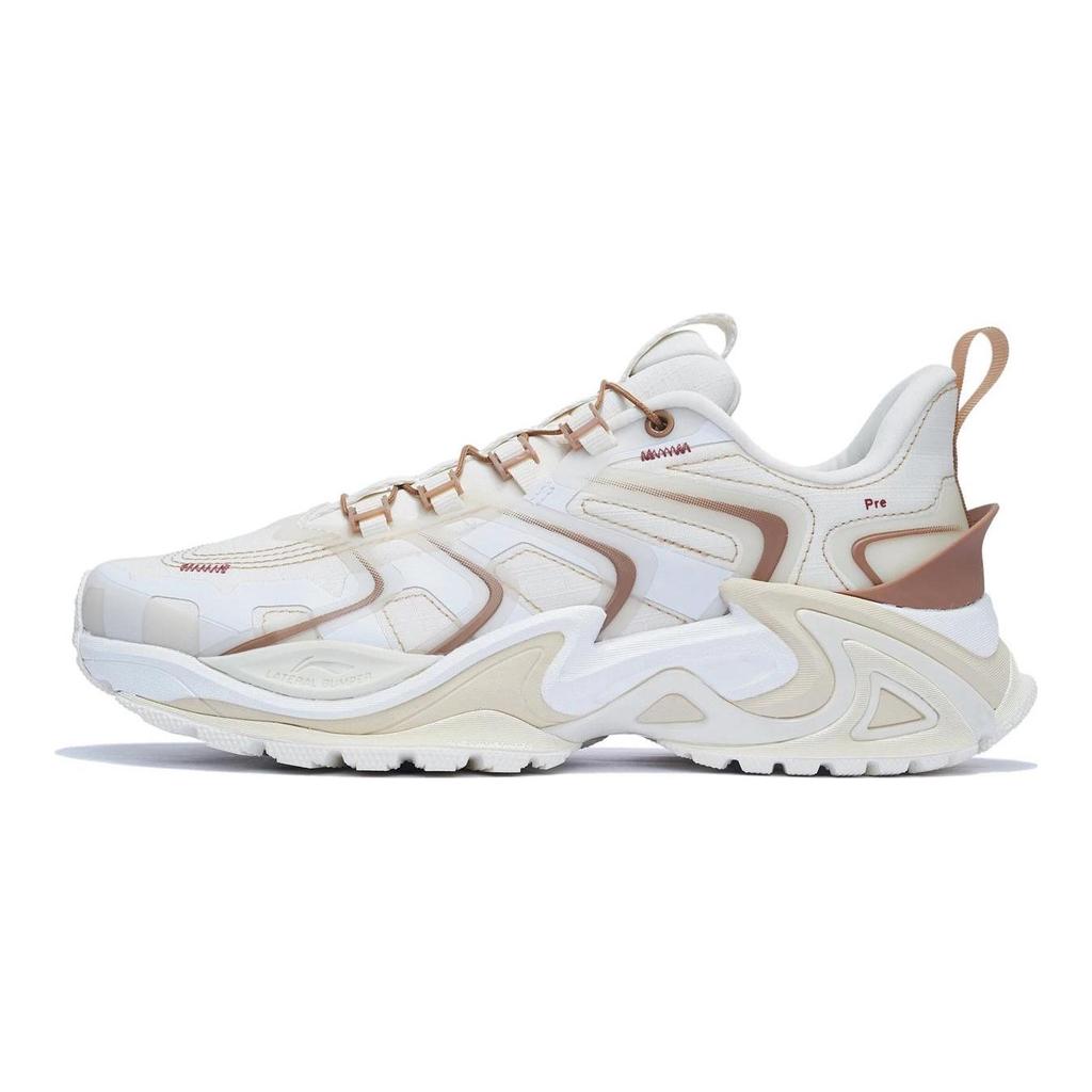 Soulland x Li Ning Кошачья лапа ACE Кожаная Амортизация Скользкая Устойчивость к истиранию Низкие Повседневная обувь Мужская AZGS103-7