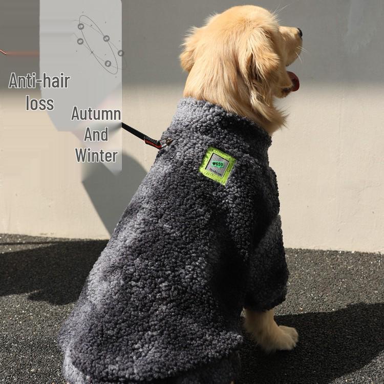 Осенне-зимняя одежда для крупных собак: Лабрадор, самоед, бордер-колли, золотистый ретривер