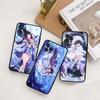 Чехол для телефона Genshin Impact Коломбина Для IPhone 14 Plus 13 Mini 11 16 15 17 Pro Max Защита Ударопрочный
