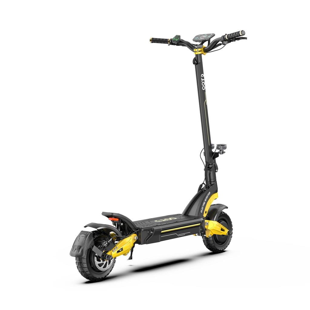 OOTD S30 Электросамокат для взрослых Двойной мотор 1200 Вт*2 10-дюймовое колесо Аккумулятор 52 В 23,4 Ач Складной электросамокат