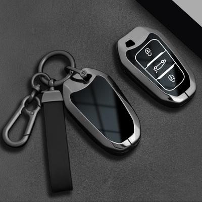 Чехол-оболочка из сплава для автомобильного ключа Брелок Для Peugeot 2008 3008 4008 5008 308 408 508 Citroen C1 C2 C4 C6 C3-Xr Picasso Grand Ds3 Ds5