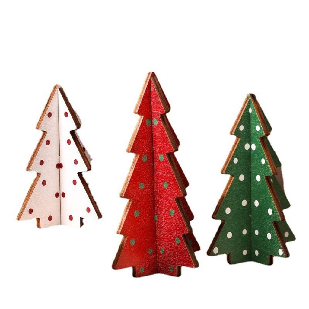Christmas Tiered Tray Decor,Christmas Tree Rustic Farm-House Wooden Signs Decorations For Kitchen Home Table Party Supplies, Tray Not Include(3pc)