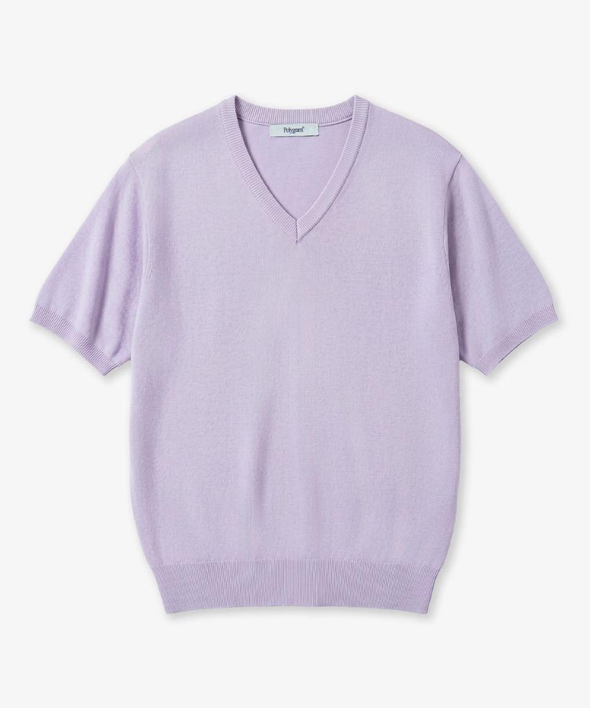 POLYGRAM Cool Touch Essential V-Neck Short Sleeve Knit - 7 Colors