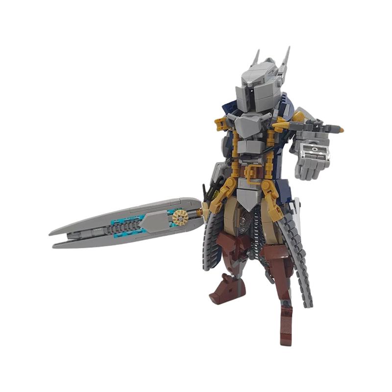 MOC Interstellars Creativity Mecha Building Blocks For Game Warframed Warriors Swordsman Mech Robot Series Bricks Toy Kids Gift
