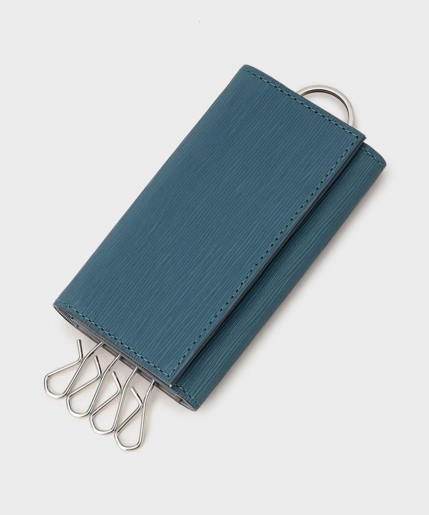 Футляр для ключей Takeo Kikuchi, Брелок, Шарм [НОВЫЙ Кожа Рябь] Футляр для ключей G8709491 Мужской Темно-синий (094) 00 (СВОБОДНО)